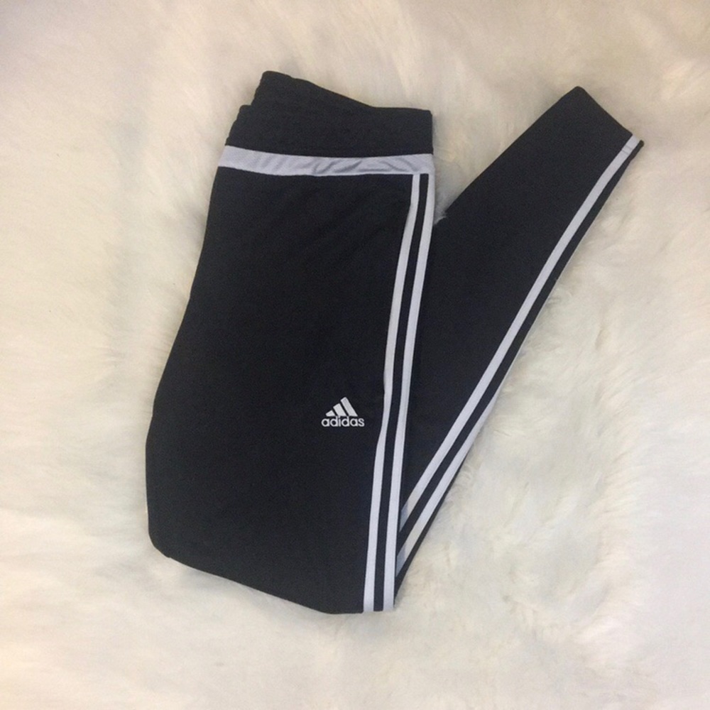 Adidas black joggers
